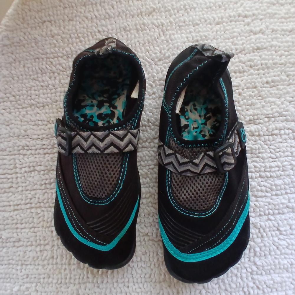 OP Black and Teal Athletic Shoes